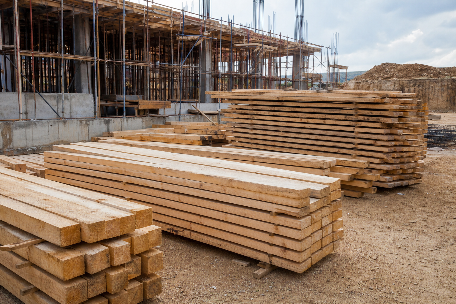 Madeira para construção — materiais para obra civil
