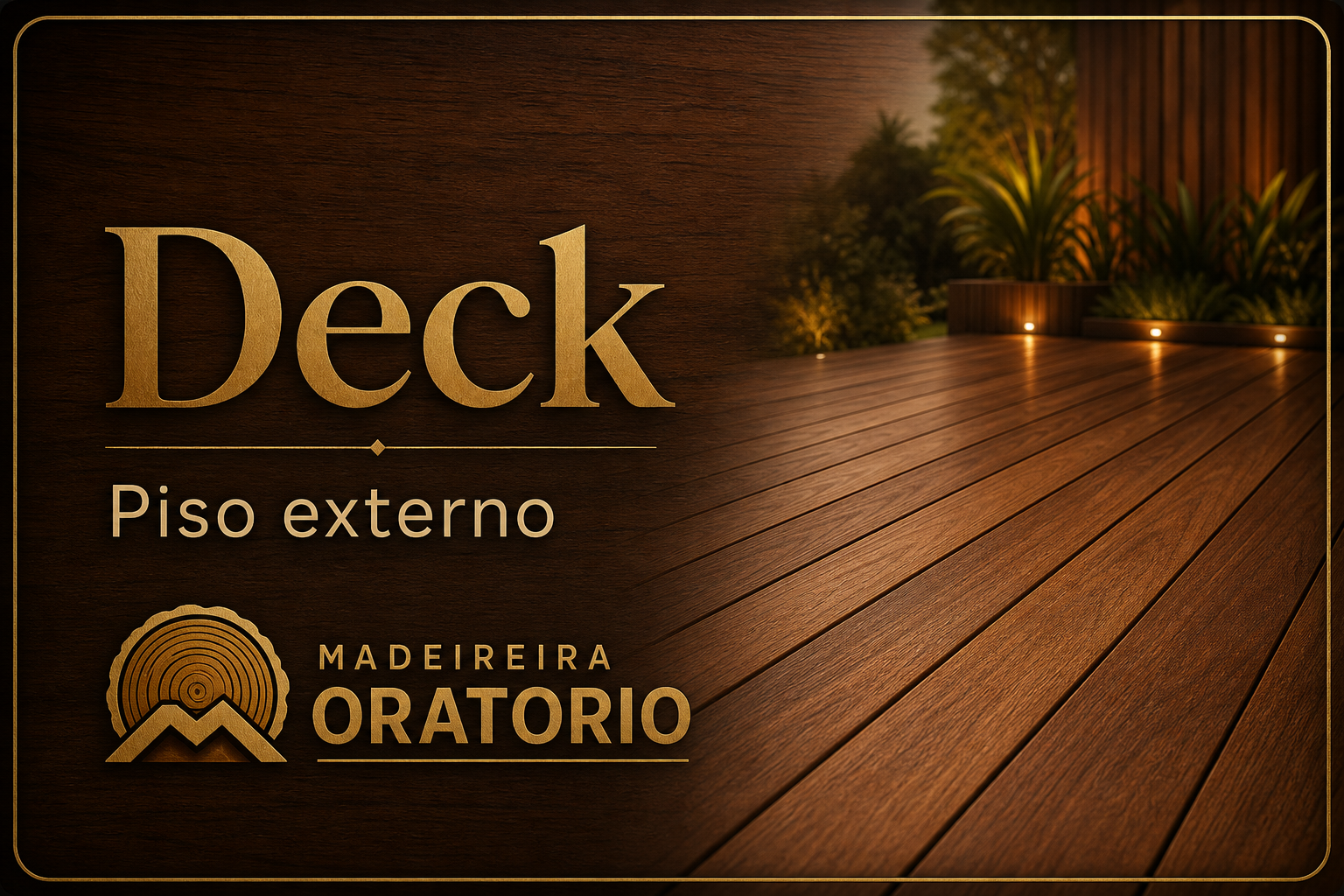 Madeira para deck