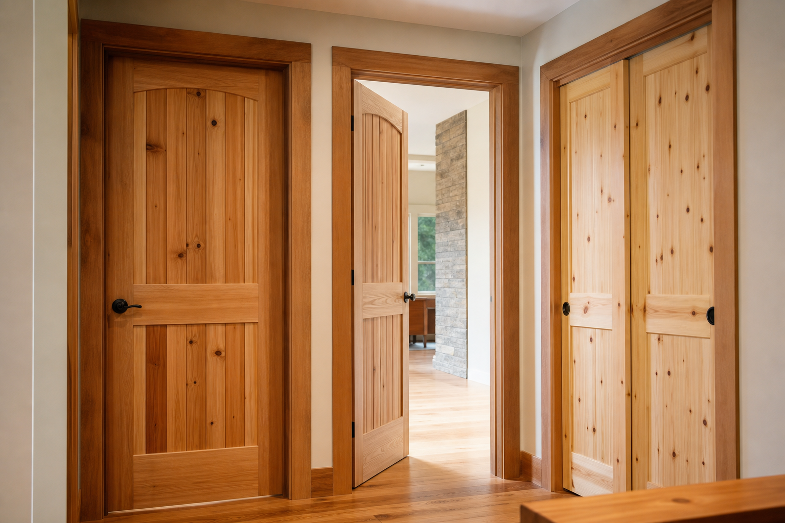 Portas de madeira — modelos para ambientes internos e externos